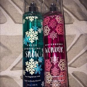 never used bath and body works sprays